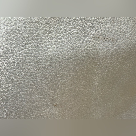 Coach Purse Gray Leather Dufflette 21377 Crossbody Shoulder Bag - Picture 3 of 10